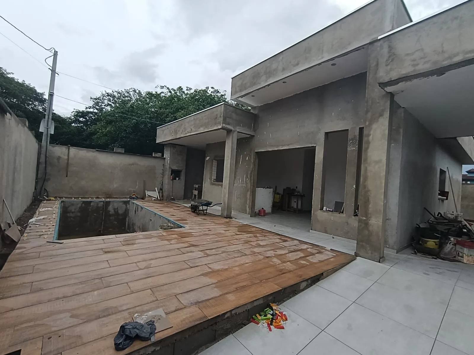 Construção de casa desde o alicerce